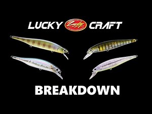 Lucky Craft Jerkbait Breakdown