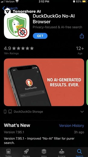 What is No-AI searching? How DuckDuckGo gone wild?