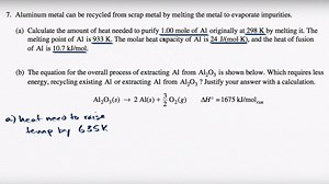 Respuesta libre 7 del AP de Química 2015.
