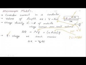 65. Microscopic Model of Current | Applied Physics