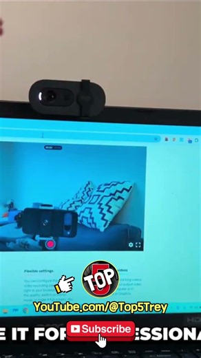 Logitech Webcam Delivers Crystal-Clear Video for Any Task #shorts