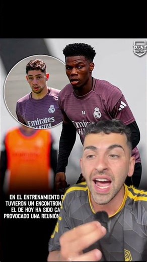 Tchouaméni and Valverde fight 😱 #tchouameni #valverde #fight