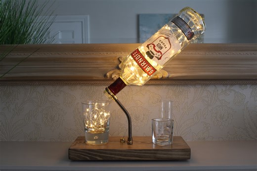 Smirnoff Bottle Lamp (1L) With Remote. Funky Shelf Décor Gift for All Vodka Lovers - Etsy UK