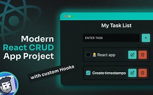 最新React 构建CRUD应用程序项目【React ToDo应用程序】