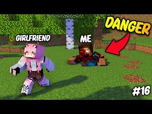 😱 i Became A Netherbrine To Troll My Cute Girlfriend in Minecraft | Hindi | #16