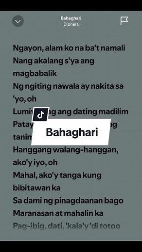 Bahaghari full lyrics 🎧 By: Dionela #musiccollection #spotify #singalong