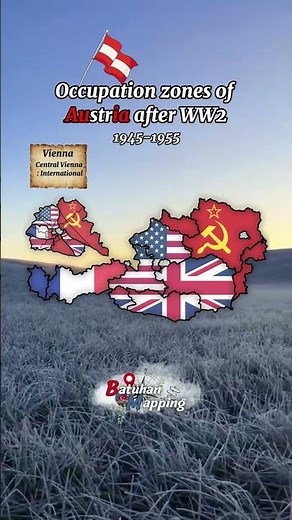 How did Austria look like after WW2 #history #mapping #austria