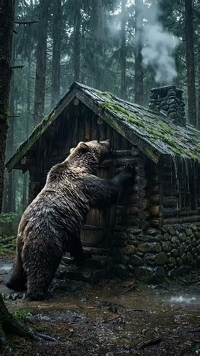 Alone in My Remote Cabin Deep in the Forest