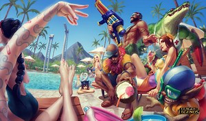 League of Legends celebrates summer with Pool Party skins for Leona, Graves, Renekton, Lee Sin