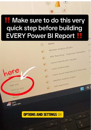 I can’t overestimate enough how important this step is when starting to build a new Power BI Report. 🔑