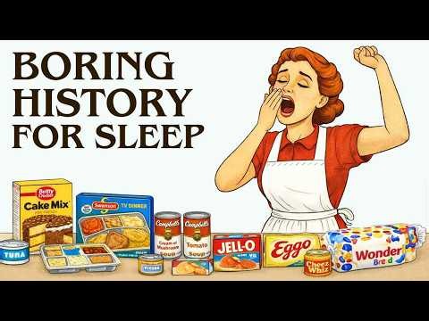 How Processed Food Companies Made 1950s Housewives Feel Lazy | Boring History for Sleep