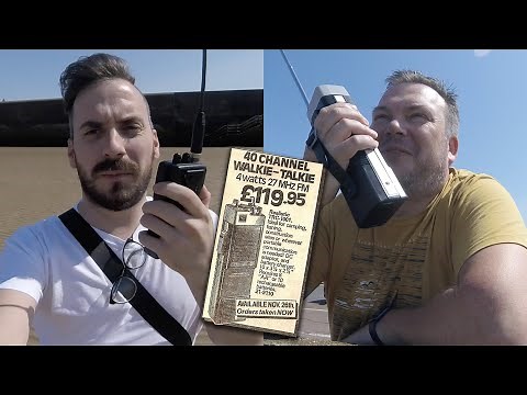 CB Radio Testing On The Beach - Old Vs New - Realistic TRC-1001 / Midland Alan 42