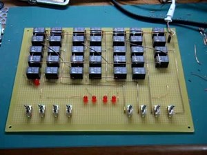 リレー式 4Bit加算器