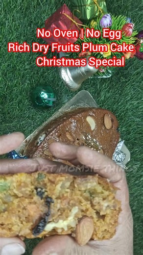 Just Momsie things on Instagram: "Christmas Special Dry Fruits Plum Cake 🎄 | No Oven Plum Cake | Easy Homemade Cake ಕ್ರಿಸ್ಮಸ್ ಸ್ಪೆಷಲ್ 🎄 ಒವನ್ ಬೇಡ ❌ ಮೊಟ್ಟೆ ಬೇಡ ❌ ಡ್ರೈ ಫ್ರೂಟ್ಸ್ ತುಂಬಿದ ಸಾಫ್ಟ್ & ರಿಚ್ ಪ್ಲಮ್ ಕೇಕ್ 💯 ಆರೆಂಜ್ ಜ್ಯೂಸ್‌ನಲ್ಲಿ ನೆನೆಸಿದ ಡ್ರೈ ಫ್ರೂಟ್ಸ್, ಹೋಮ್ ಮೇಡ್ ಕ್ಯಾರಮೆಲ್ ಹಾಗೂ ಸುಗಂಧ ಮಸಾಲಾ ಸೇರಿಸಿ ಪಾತ್ರೆಯಲ್ಲಿ ಸ್ಟೀಮ್ ಮಾಡಿ ಮಾಡಿದ ಸೂಪರ್ ಟೇಸ್ಟಿ ಕೇಕ್ 😍 ಕ್ರಿಸ್ಮಸ್‌ಗೆ ಟ್ರೈ ಮಾಡಲೇಬೇಕಾದ ರೆಸಿಪಿ 👌 Like ❤️ Share 🔄 Save 📌 #plamcake #chrimasplamcake #dryfruitcake #nooven #homemadecake IndianPlumCake SteamedCa