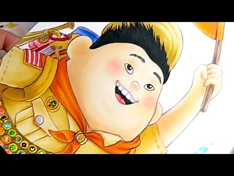 Drawing RUSSELL from Pixar's UP