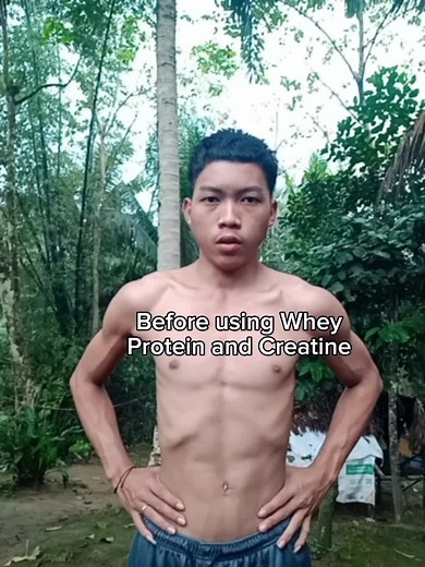 before and after using whey protein and creatine🔥#gymtok #fypシ #fyp #selfimprovement #calisthinics #foryoupage #GymTok #calisthinicsgains