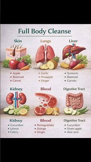 1 Simple Diet to Clean Your Entire Body! (Backed by Nature) 🌿✨”