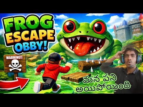 💥🐸Escaping from a Frog?! | Frog Escape Obby Roblox