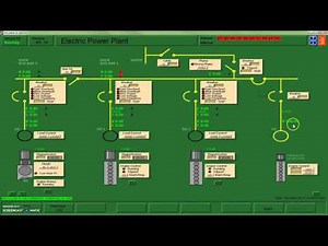 MAK-M11 Power Plant Simulation - Aux Systems Startup - Emergency Generator and Air Compression