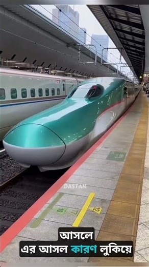 Why Is the Japanese Bullet Train Nose So Long? Kudrat|🚄 #trainfacts #shorts #facts