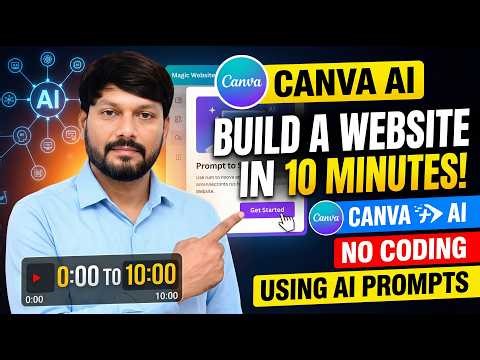 Build a Website in 10 Minitues using Canva Code AI - By Tech Classroom | Prof. Ravi Patel.