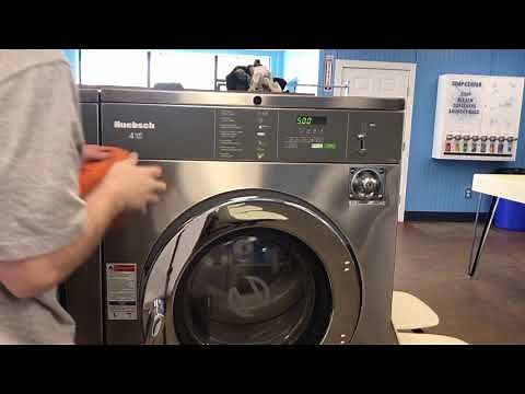 Cleaning a coin operated washer