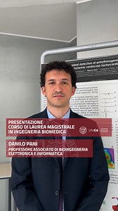 🎤🎓E' stato presentato stamane, presso l'aula magna di Ingegneria, il nuovo Corso di Laurea Magistrale in Ingegneria Biomedica, corso di studio interateneo realizzato in convenzione fra l'Università degli Studi di Cagliari (sede amministrativa), l'Università di Pavia e la Scuola Superiore IUSS di Pavia. Abbiamo intervistato in merito Danilo Pani, docente di Bioingegneria elettronica e informatica. 🔬👩‍⚕️Il Corso si inquadra si inquadra nell’ambito delle tecnologie biomedicali specificatamente 