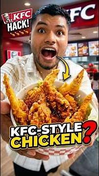 home made KFC Crispy Fried Chicken Recipe! 🤤🔥|| KFC fried chicken 😱#friedchicken #food #cooking