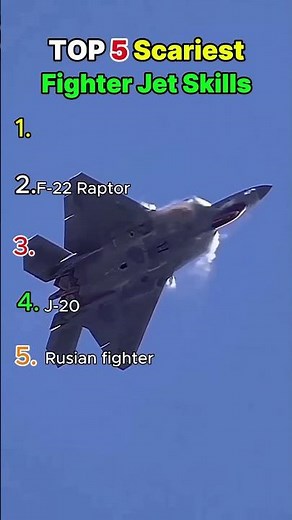 Top 5 Fighter Jet Skills Caught on Camera
