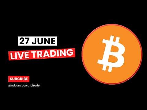 Gold And Crypto Live Trading || 27 JUNE || Vivek Yadav #btc #crypto #gold