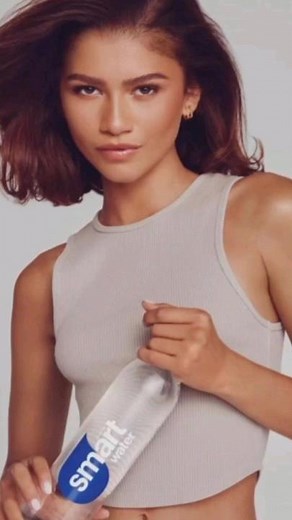 Zendaya's Stunning Smart Water Ad Campaign: Captivating Photos #shorts #zendaya #style