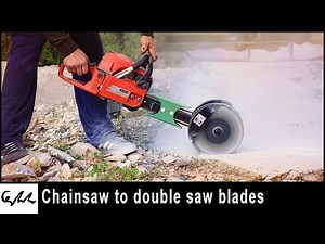 Project 091 | Chain Saw to concrete groove cutter