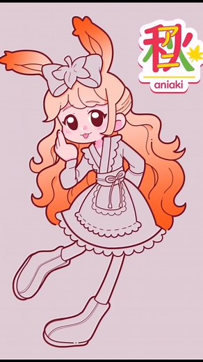 How to Draw a Kawaii Girl: Bunny Girl Design Tutorial