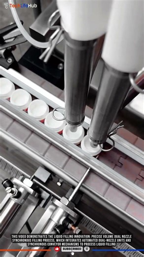 Liquid Filling Innovation: Precise Volume Dual Nozzle Synchronous Filling Process #tech