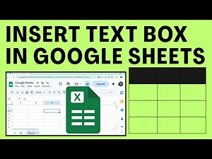 How To Insert Text Box In Google Sheets