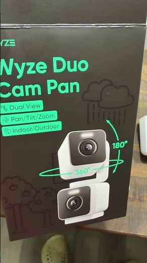 Wyze Pan Cam Duo, Dual Cam Indoor/Outdoor, Plug-in 2K Security Camera with Pan/Tilt/Zoom, Color