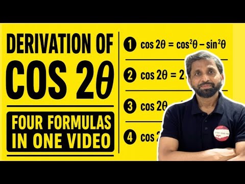 Derivation of Cos 2 theta | All 4 Formulas in One Video ‪@StudyPointPro‬