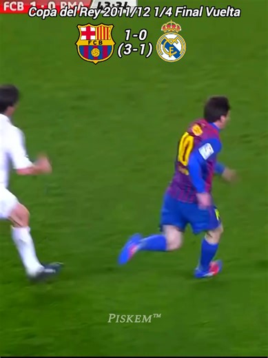 FC Barcelona vs Real Madrid - Copa del Rey 2011/12 Cuartos de Final Vuelta. #football #futbol #fcbarcelona #realmadrid #fyp