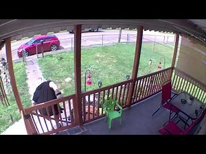 Woman Falls From Porch, Flip Flop Catches Gate