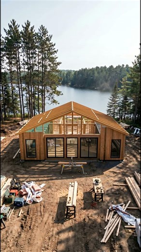 Container Home Construction Time Lapse