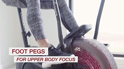 Schwinn Airdyne AD2, Fitnessbike mit grenzenlosem Luftwiderstand, LCD-Konsole, leistungsstarker