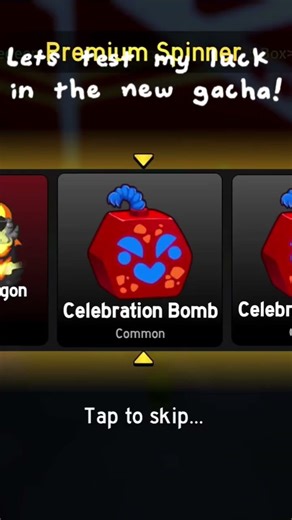 Trying out the new blox fruits gacha! 🔥 🍎