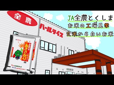 収穫されたお米が出荷されるまで JA全農とくしま