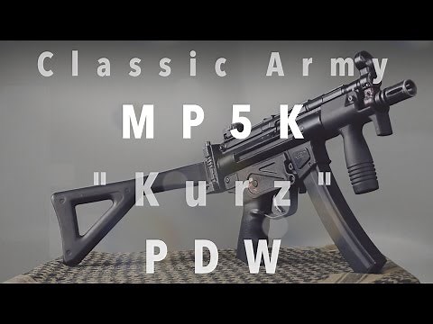 Classic Army MP5K "Kurz" PDW Review/Shooting Test