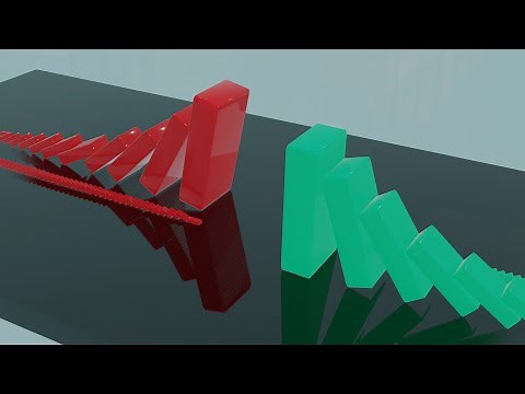 💎 Diamond Vs Ruby Dominoes 💎 World's Largest Dominoes 🌏 Domino Effect