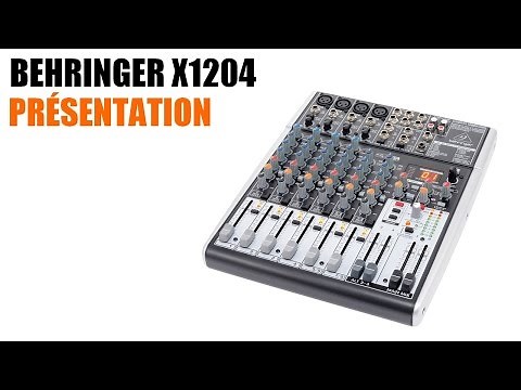 BEHRINGER X1204 PRÉSENTATION [Français]