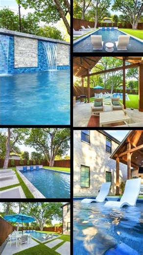 Beautiful Finished Pool Project | Waterfall, Outdoor Kitchen, and Tanning Ledge