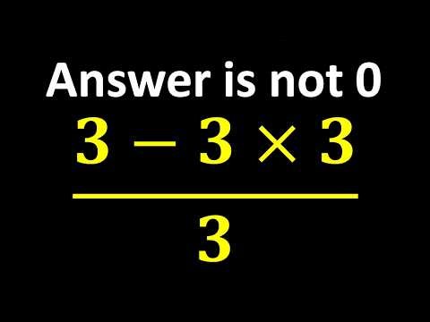This Simple Math Question Stumps Everyone!