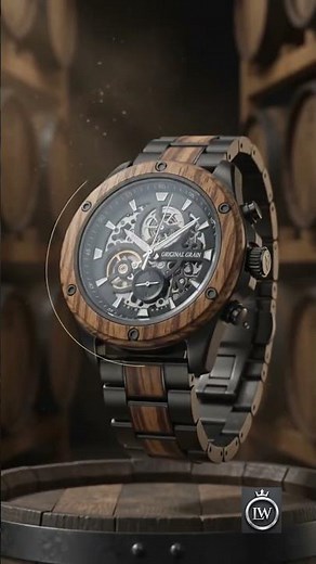 Luxury Watch Made From Real Whiskey Barrels? 🤯