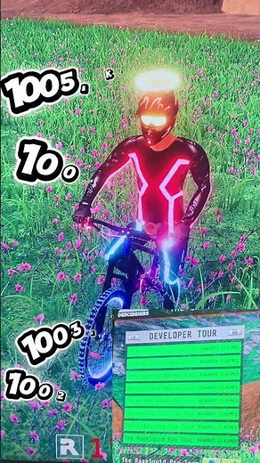 How to beat the developer tour and get the rainbow lux bike in descenders